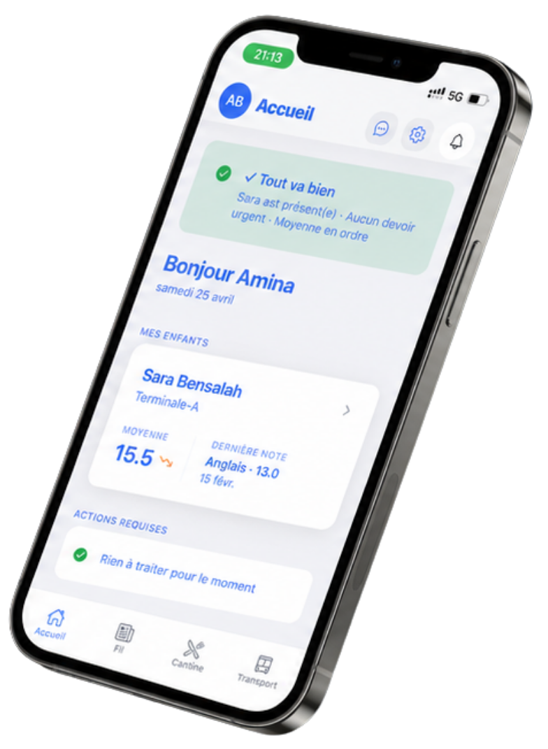 Application Talibi — compte parent